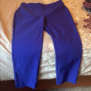 Beautiful royal blue slim stretch pants